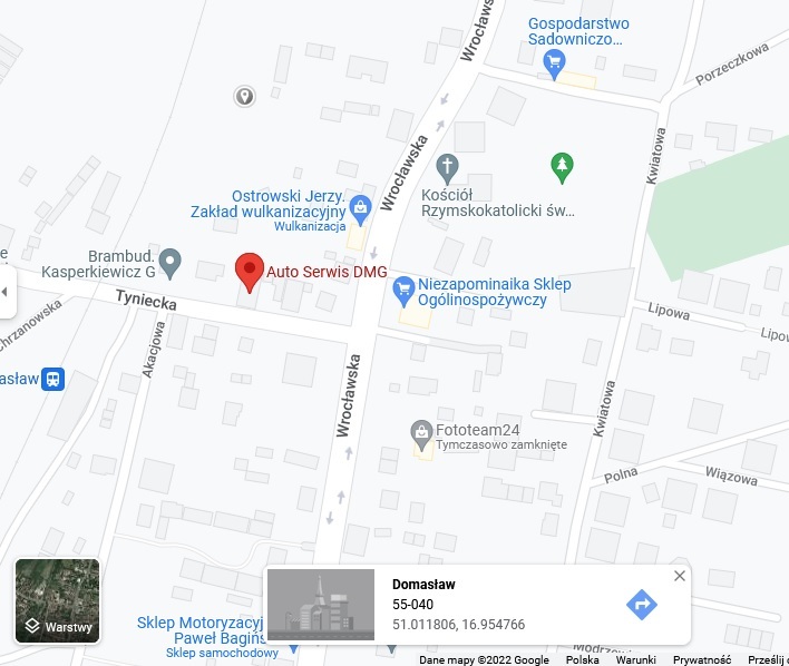 Auto Serwis DMG Mapy Google